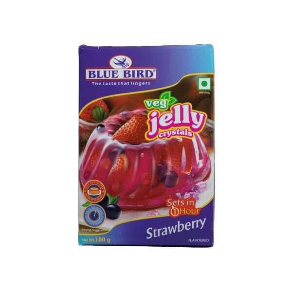 Blue bird Jelly Crystal Strawberry 100gm