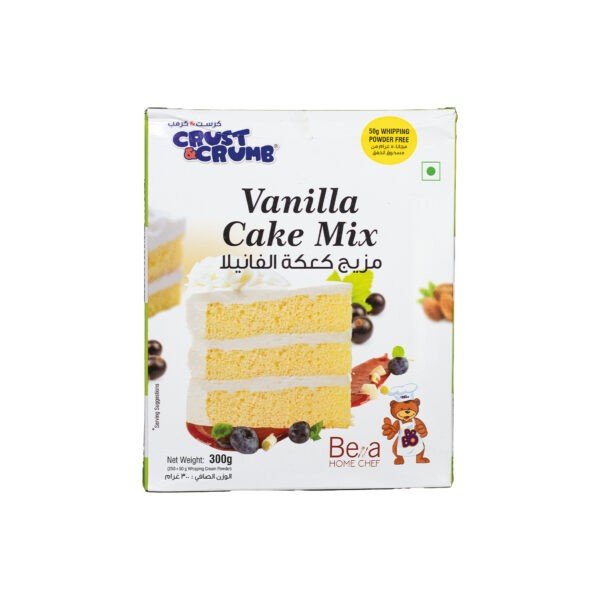 Crust & Crumb Vanilla Cake mix 300gm
