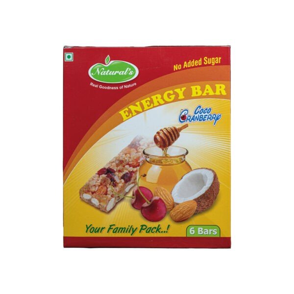 Natural's Protien bar Coco Cranberry 180gm