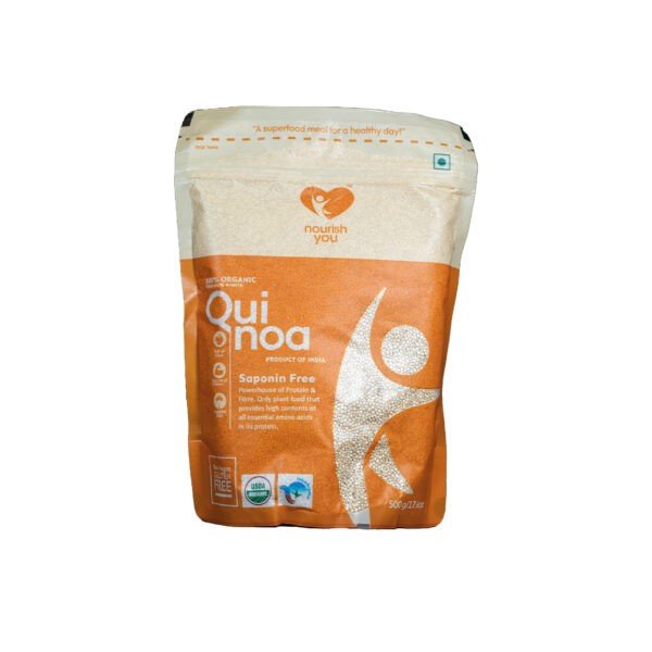 Nourish You White Quinoa Grown in Peru 500gm Organic