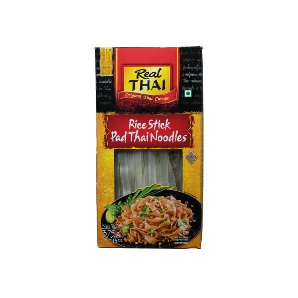 Real Thai Rice Stick 10mm Pad Thai Noodles 375gm