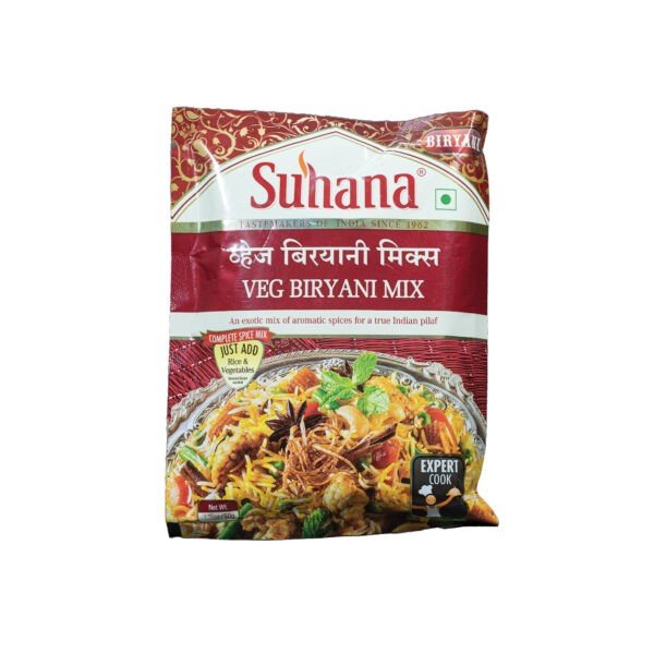 Suhana Veg Biriyani Spice mix 50gm pouch