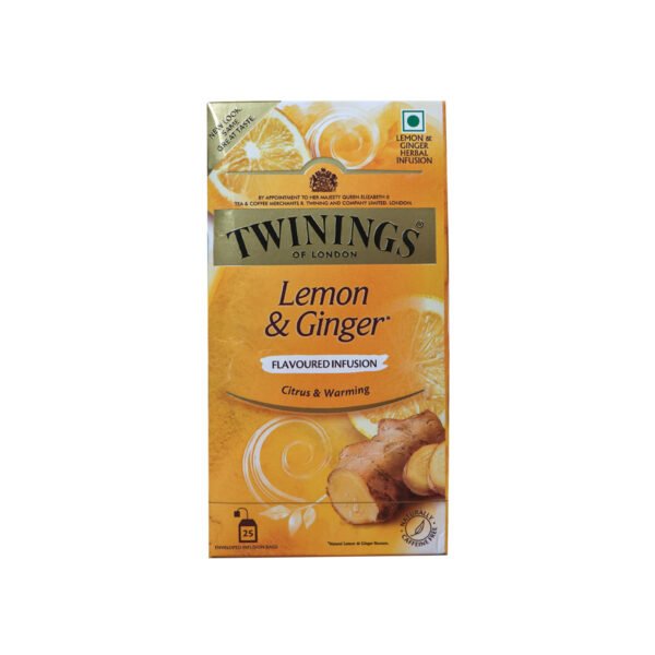 Twinings Lemon and Ginger Tea 25's Tb