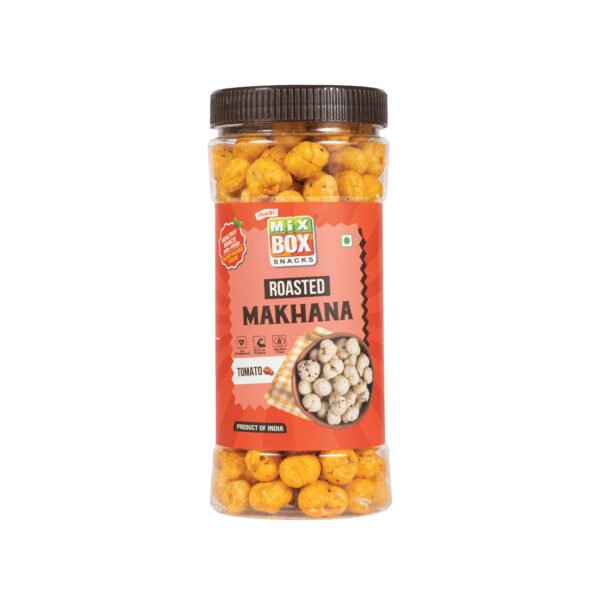 Mix Box Roasted Makhana Tomato 70gm Jar
